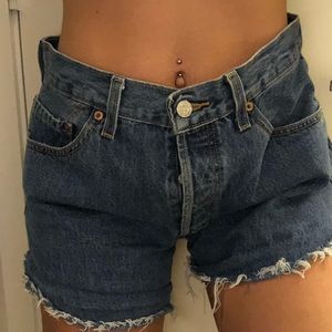 Levi’s High Waisted Jean Shorts